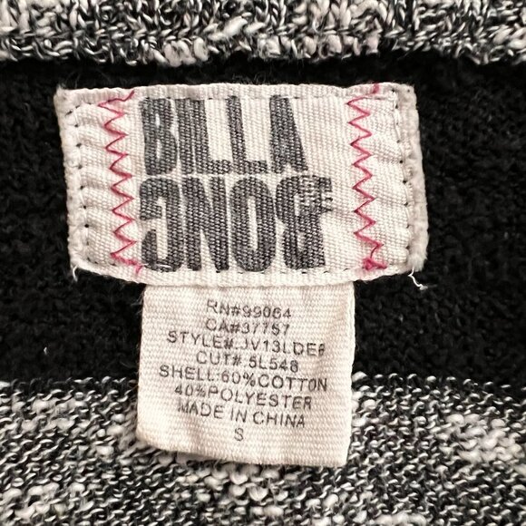 BillaBong Heather Gray/Black Striped Sweater - Picture 6 of 7